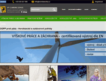 Tablet Screenshot of lezeckavystroj.cz